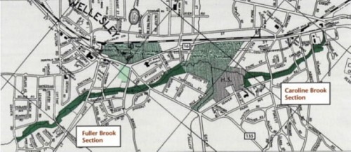 Brook Path plan, Wellesley MA