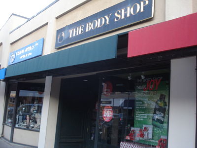 The Body Shop, Central St, Wellesley MA